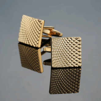 Majestic Geometric Golden Cufflink