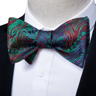 Peacock Symphony Bow Tie
