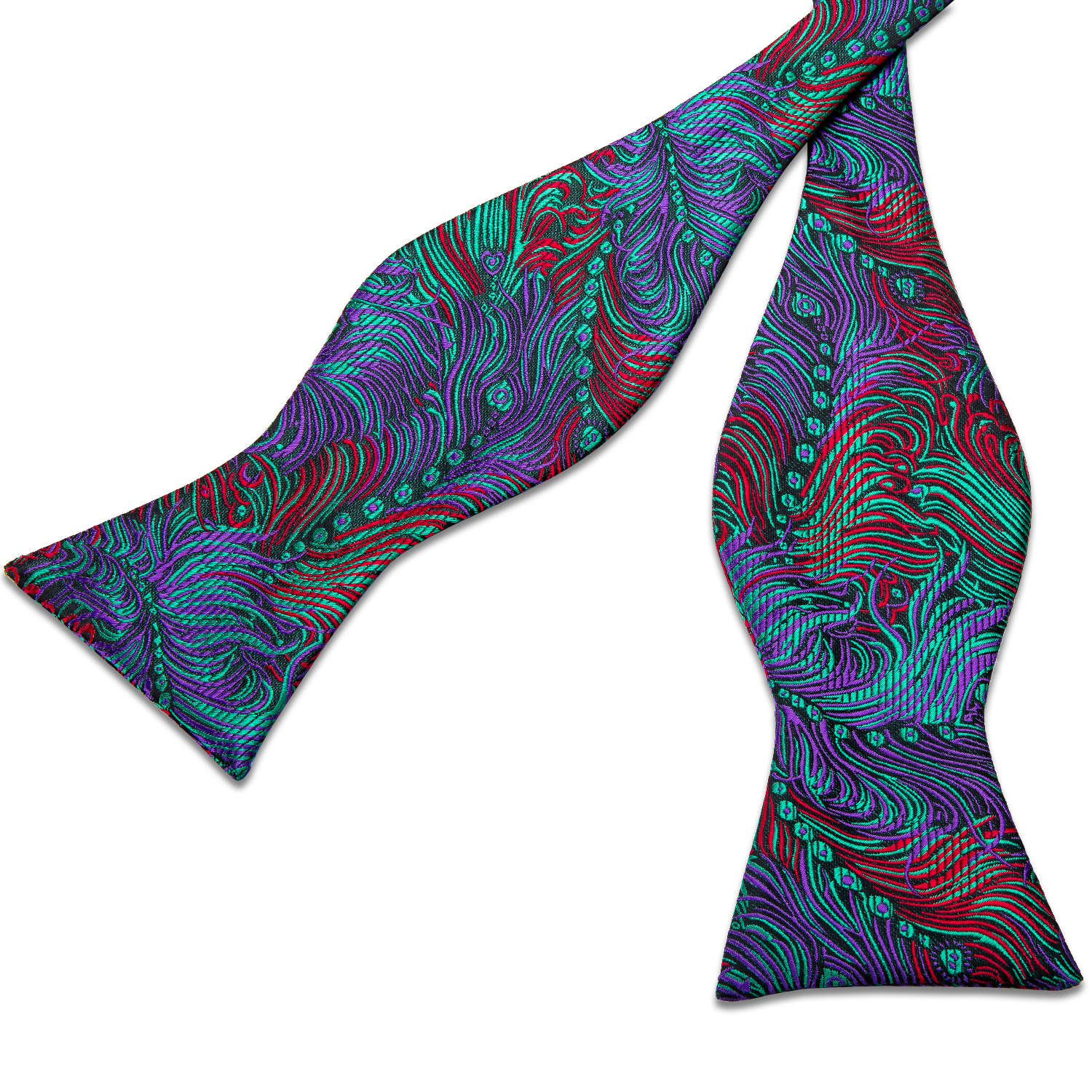 Peacock Symphony Bow Tie - Image 5