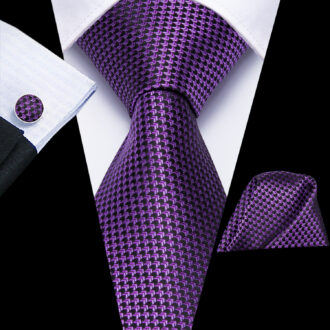 Violet Vanguard Woven Tie