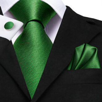 Emerald Enchanter Woven Solid Tie