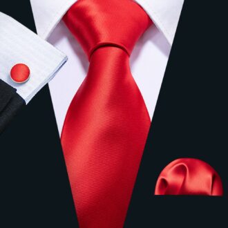 Crimson Command Solid Tie