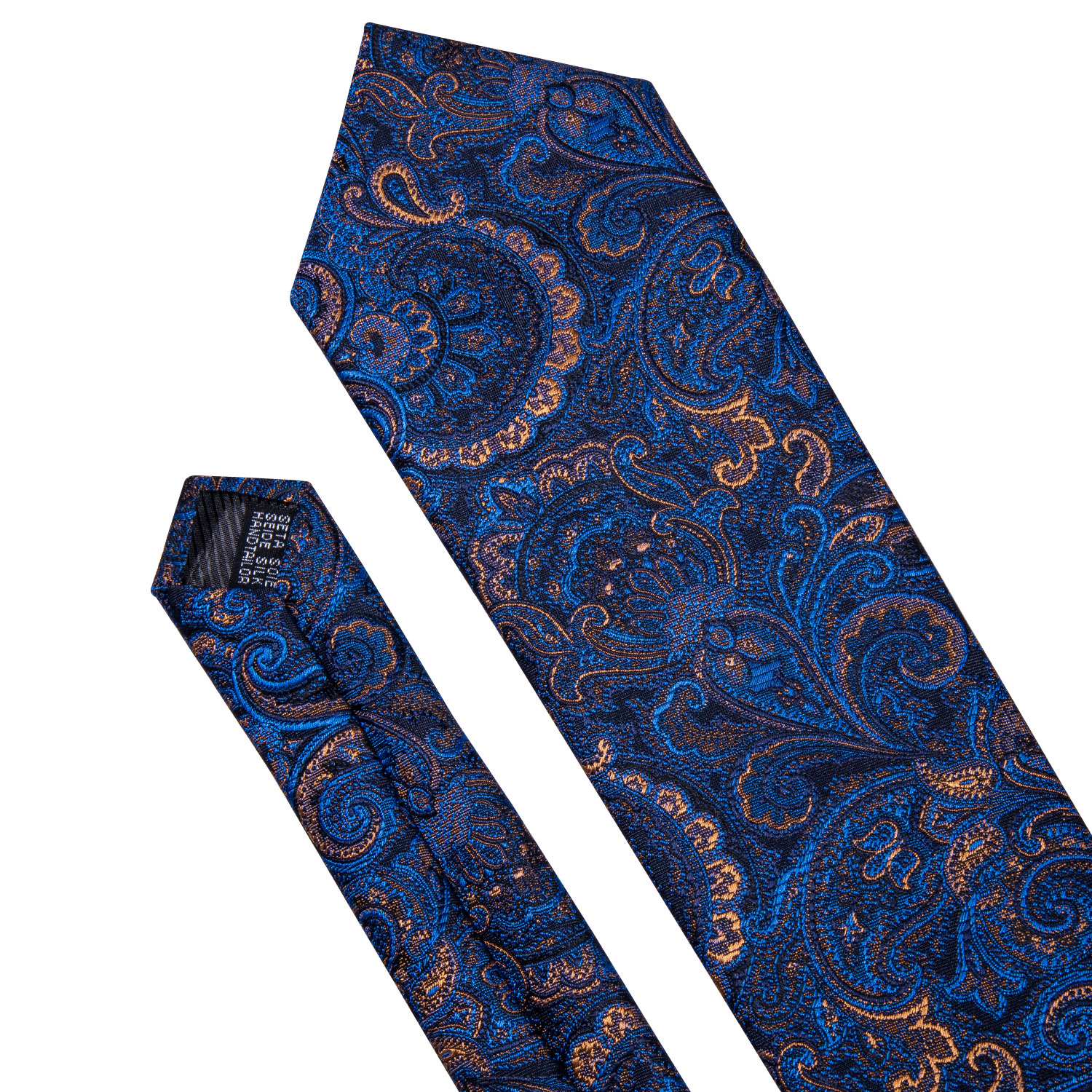 Celestial Indigo Voyage Paisley Tie - Image 4