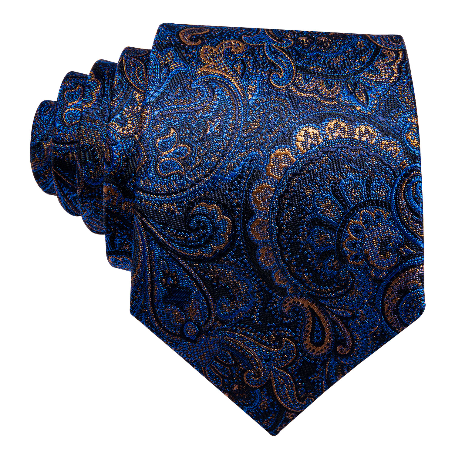 Celestial Indigo Voyage Paisley Tie - Image 2