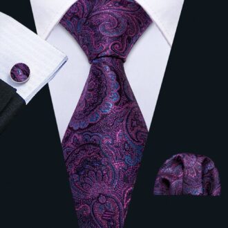 Amethyst Enchanter Paisley Tie