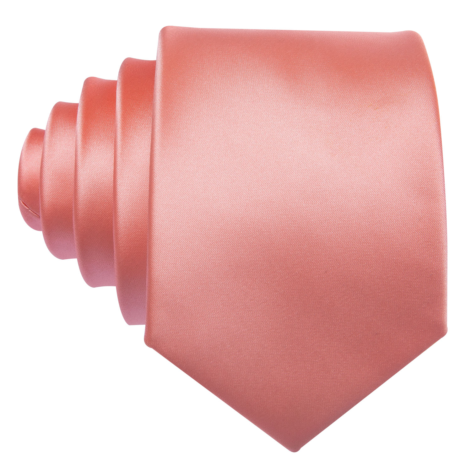 Blush Whisper Elegance Solid Tie - Image 2