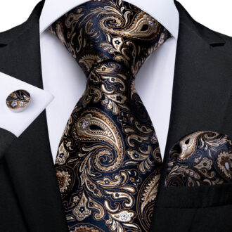 Imperial Midnight Majestic Paisley Tie