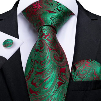 Verdant Royal Whirl Paisley Tie