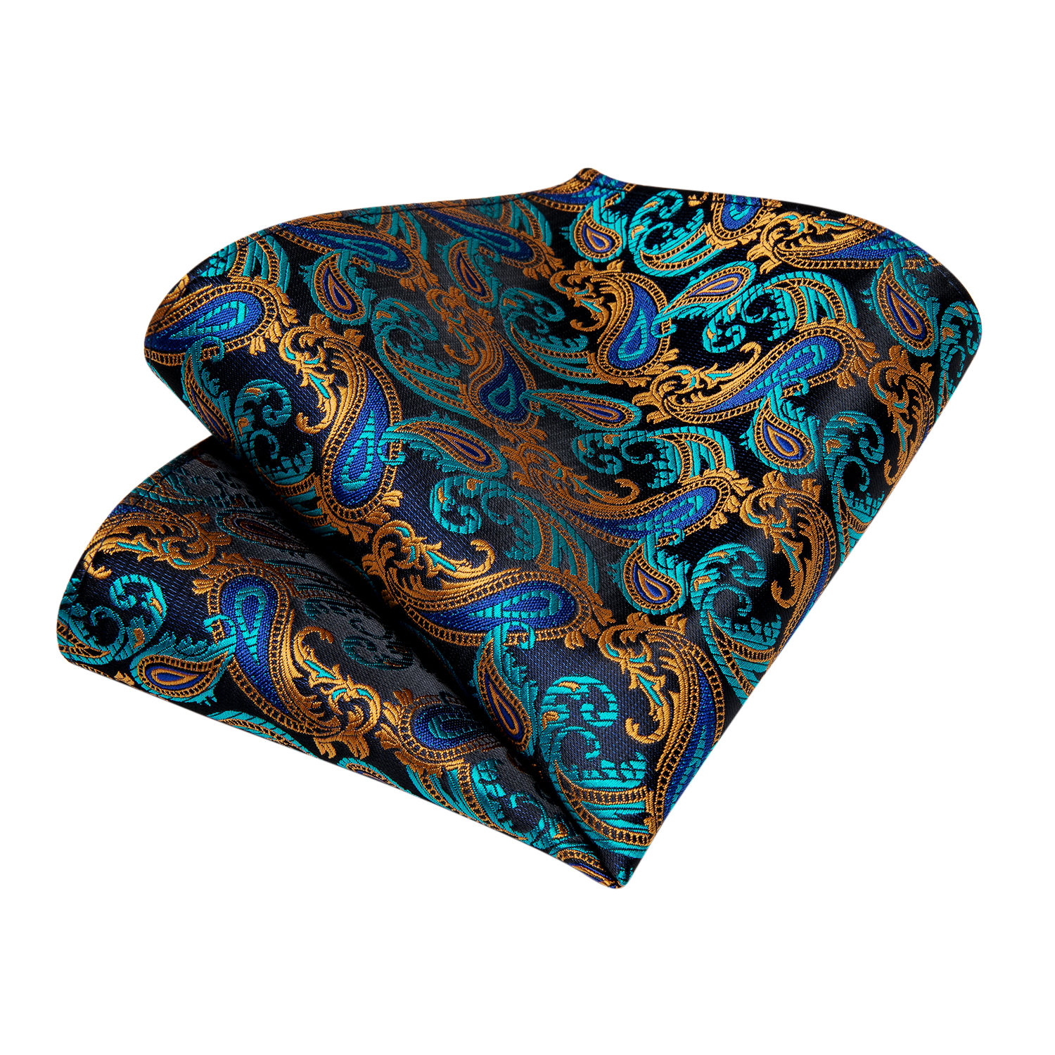 Golden Lagoon Paisley Tie - Image 5