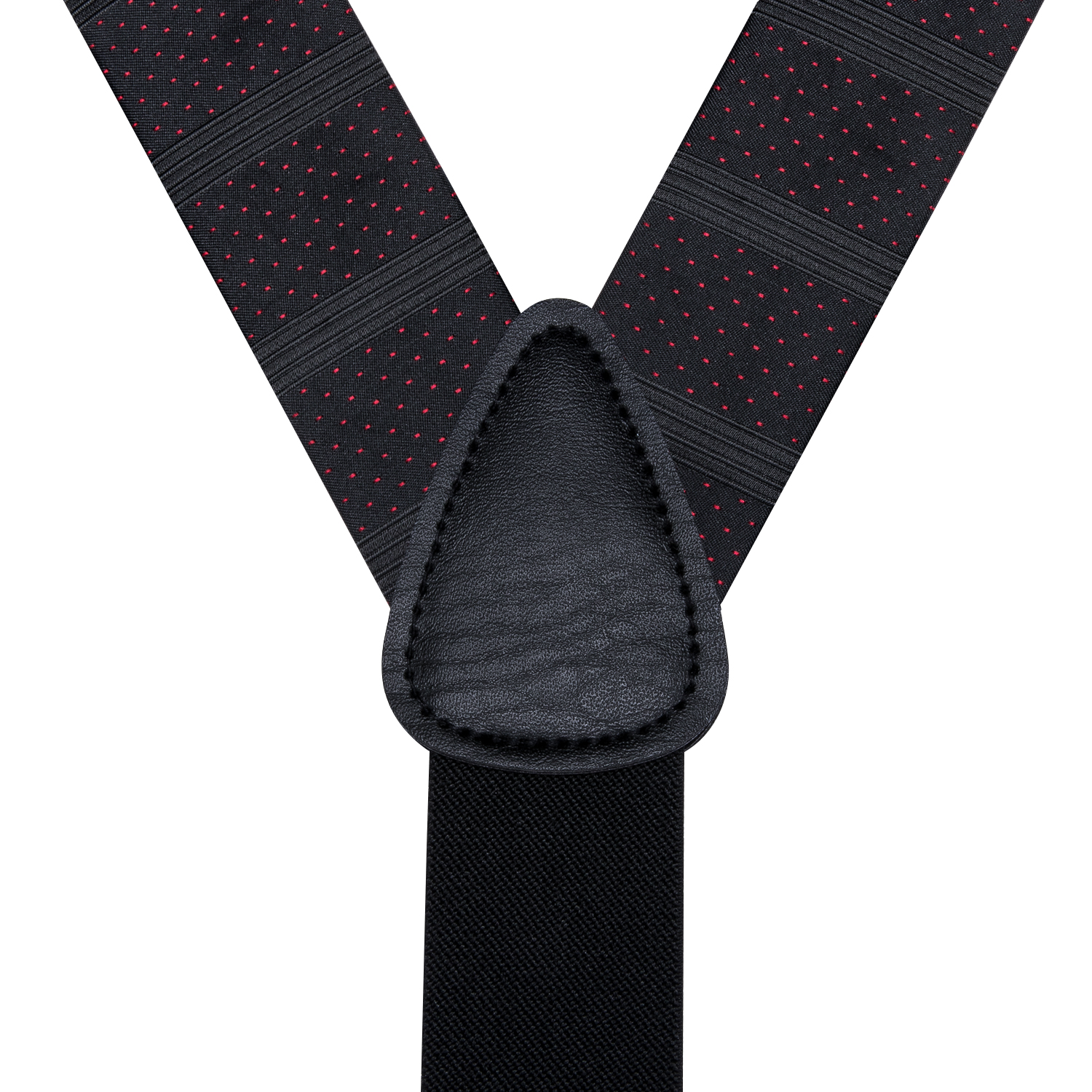 Noir Elegance Dotted Suspenders - Image 3