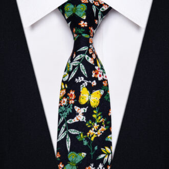 Garden Harmony Floral Schmale Krawatte