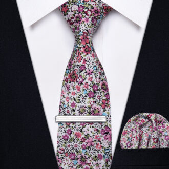Spring Meadow Floral Skinny Tie