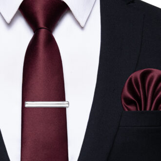Merlot Classic Solid Skinny Tie