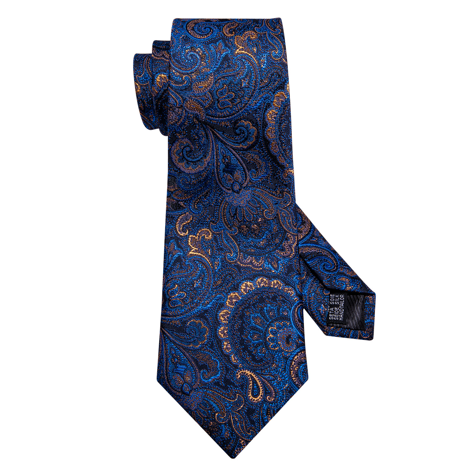 Celestial Indigo Voyage Paisley Tie - Image 3