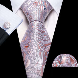 Vintage Rose Paisley Tie