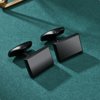 Obsidian Reflection Cufflink