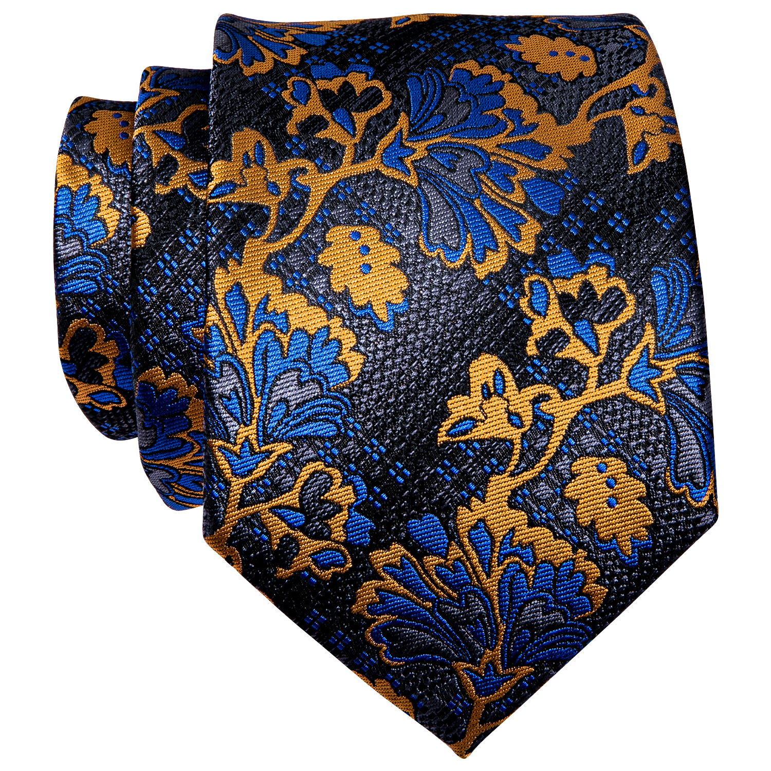 Golden Ivy Splendor Floral Tie - Image 2