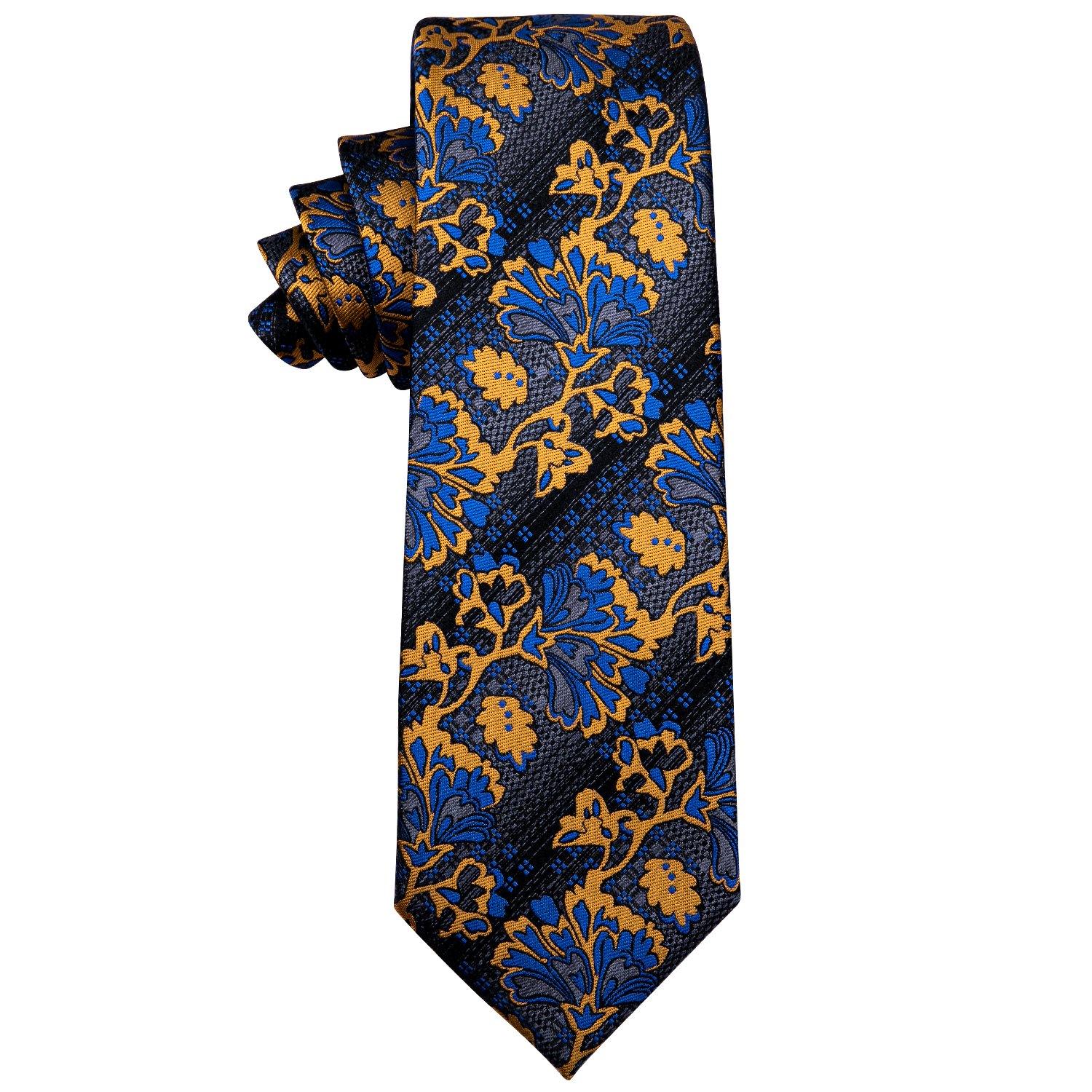 Golden Ivy Splendor Floral Tie - Image 3