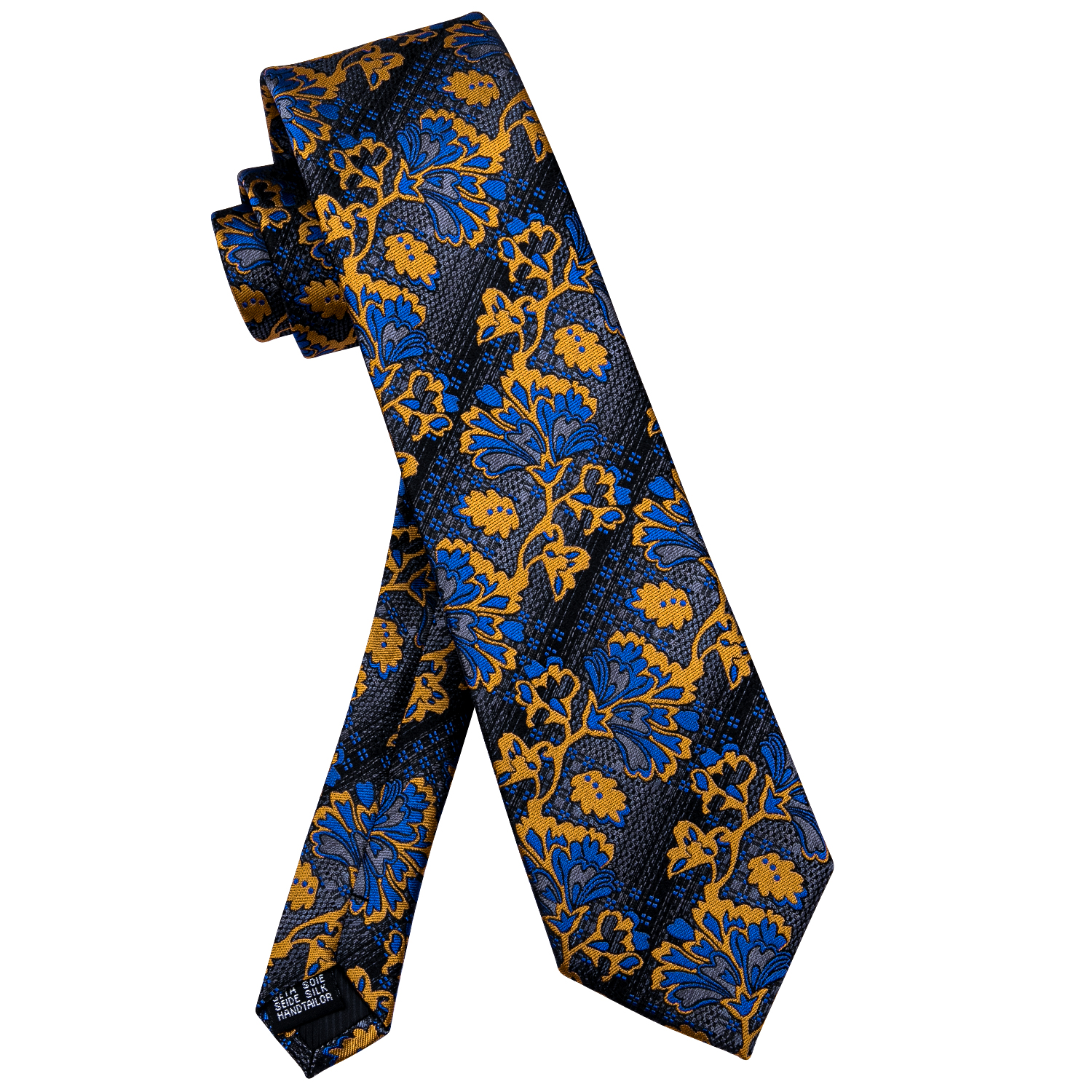 Golden Ivy Splendor Floral Tie - Image 4