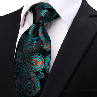 Midnight Mirage Paisley Tie
