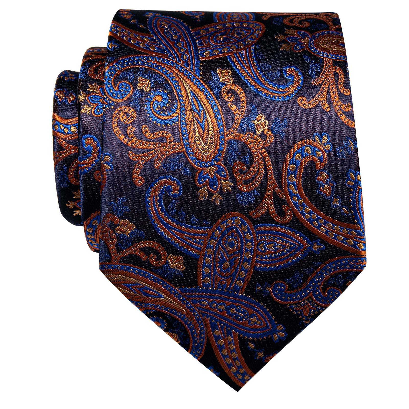 Midnight Arabesque Paisley Tie - Image 2