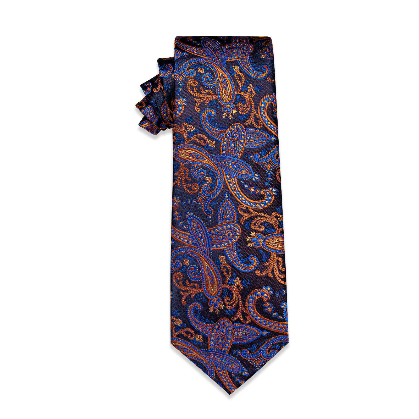 Midnight Arabesque Paisley Tie - Image 3