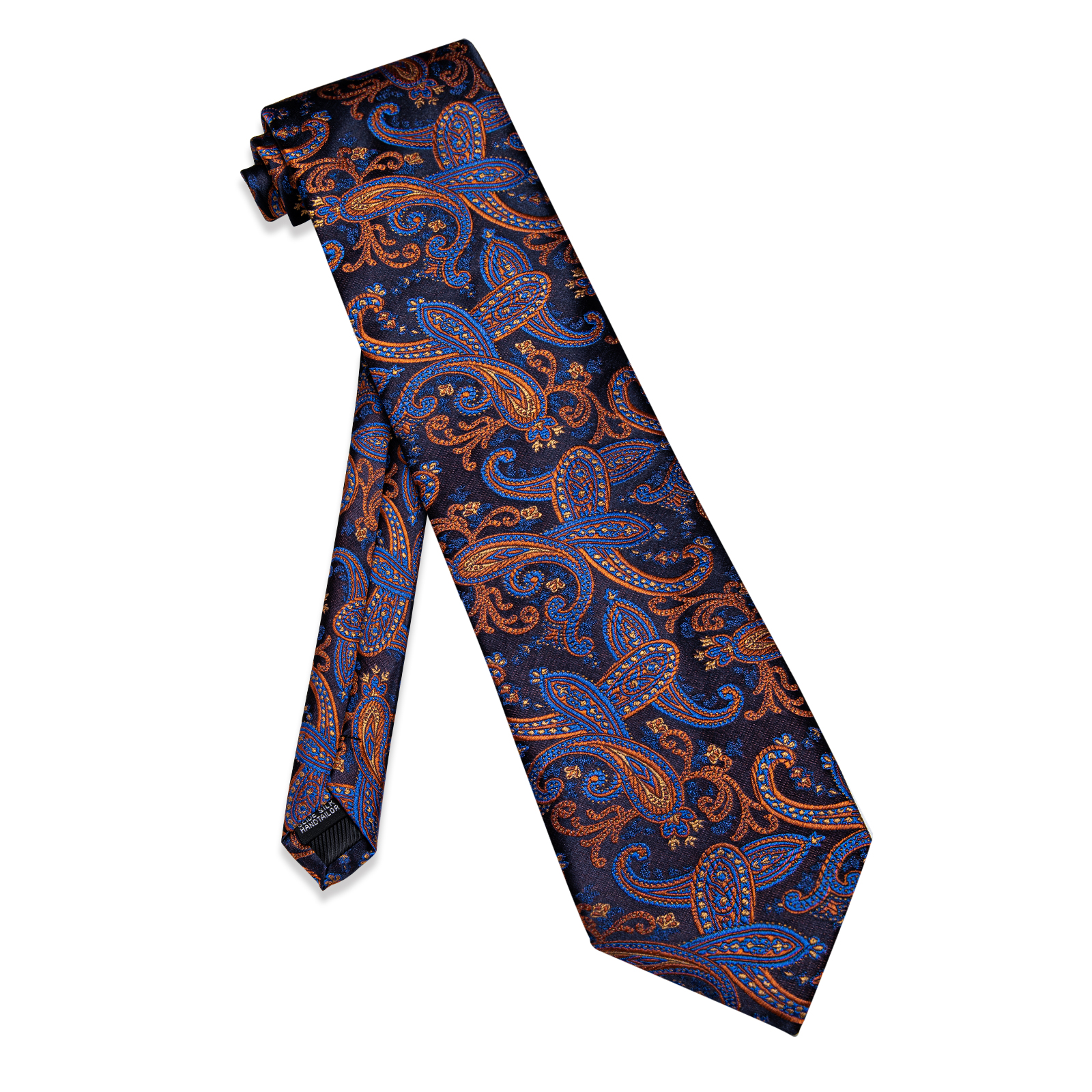 Midnight Arabesque Paisley Tie - Image 4