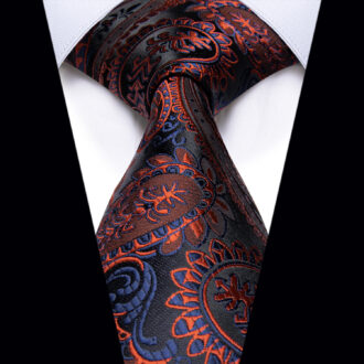 Crimson Regal Paisley Tie