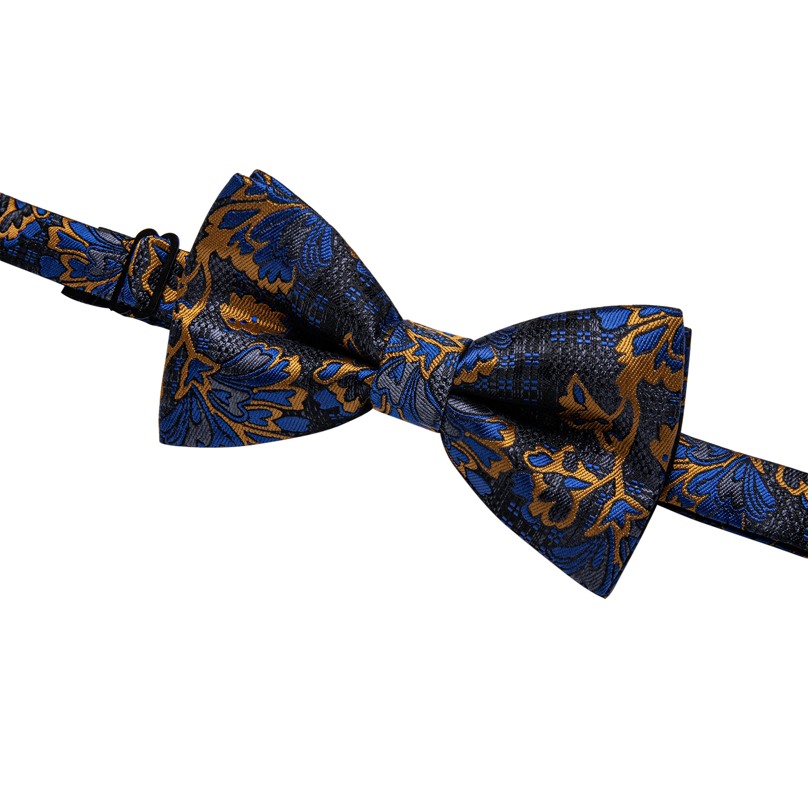 Royal Midnight Floral Bow Tie - Image 3