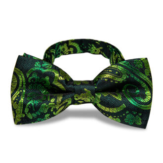 Green Grove Gala Floral Bow Tie