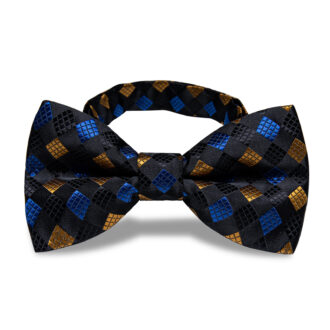 Midnight Matrix Geometric Bow Tie