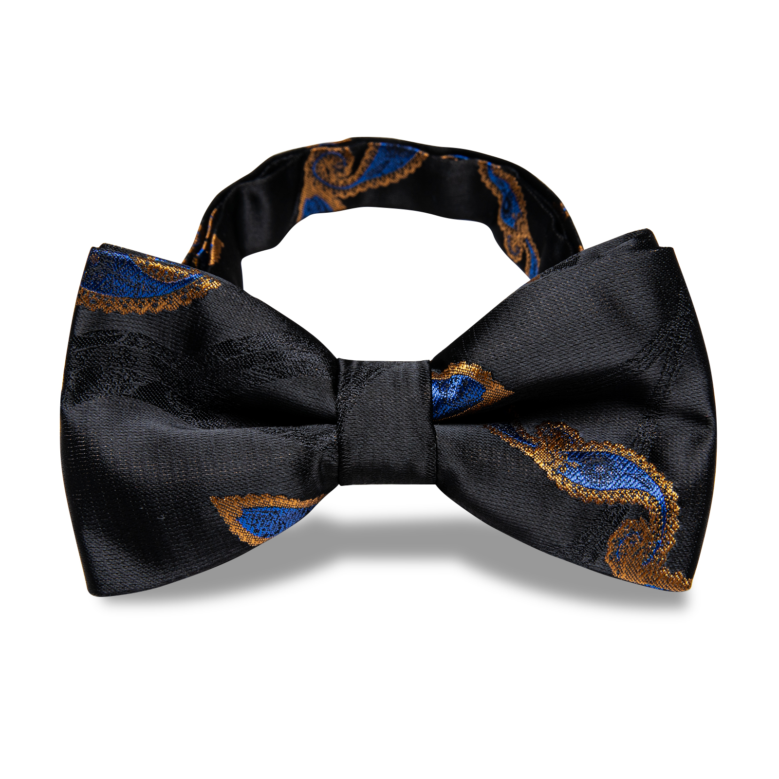 Midnight Mosaic Paisley Bow Tie