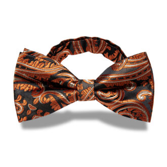 Rustic Elegance Paisley Bow Tie
