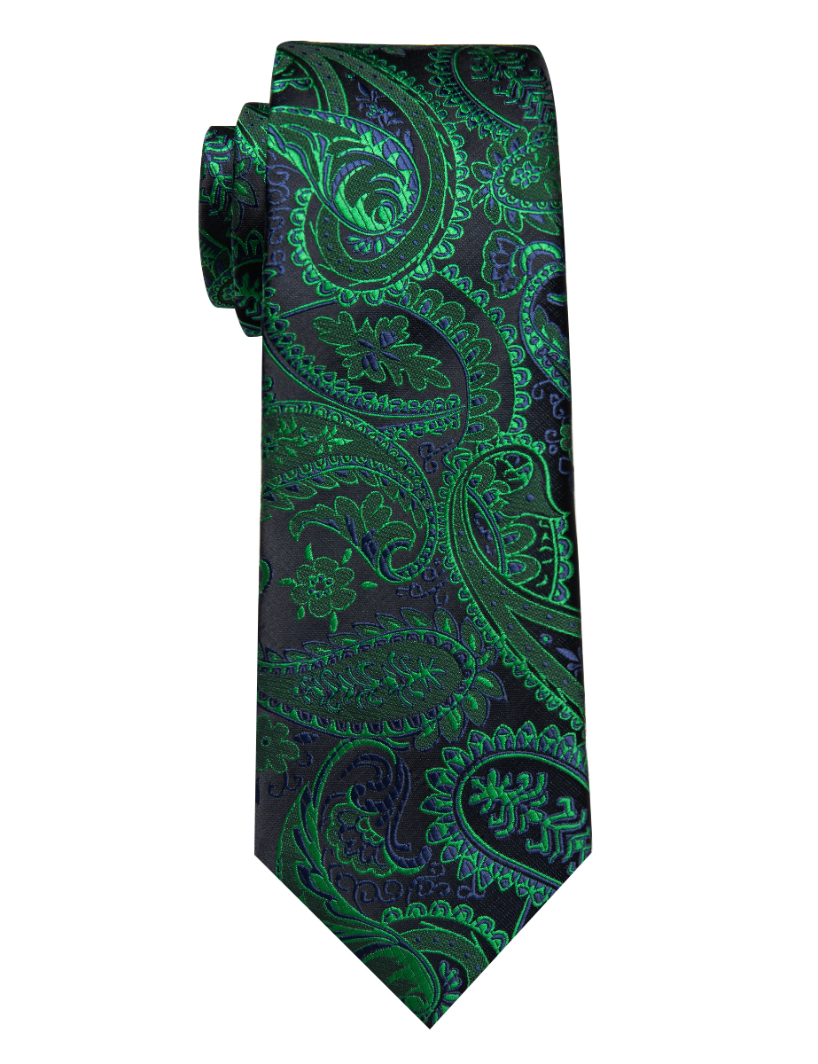 Forest Night Paisley Tie - Image 3