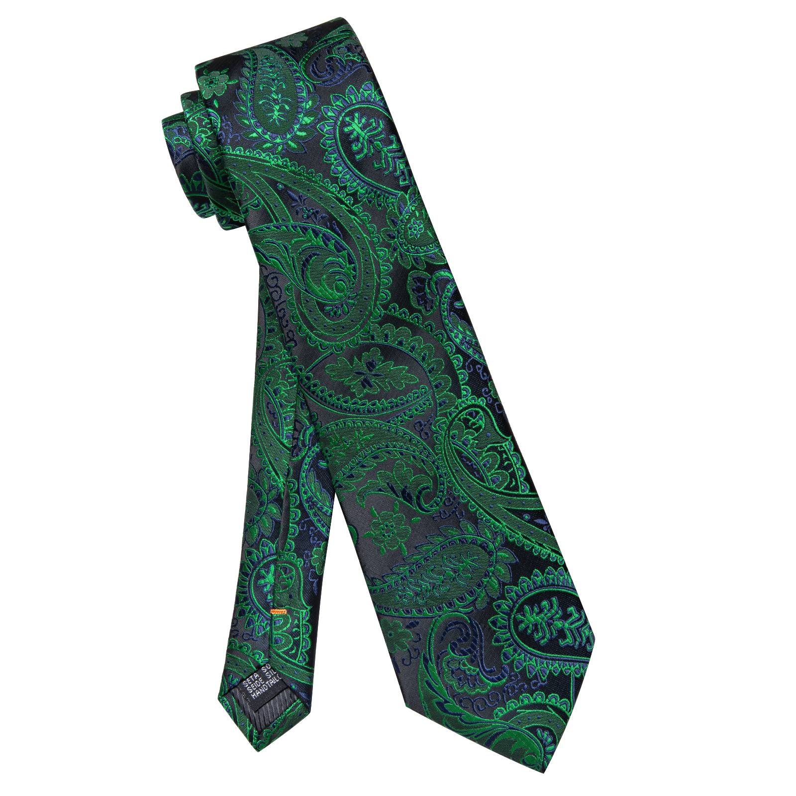 Forest Night Paisley Tie - Image 4