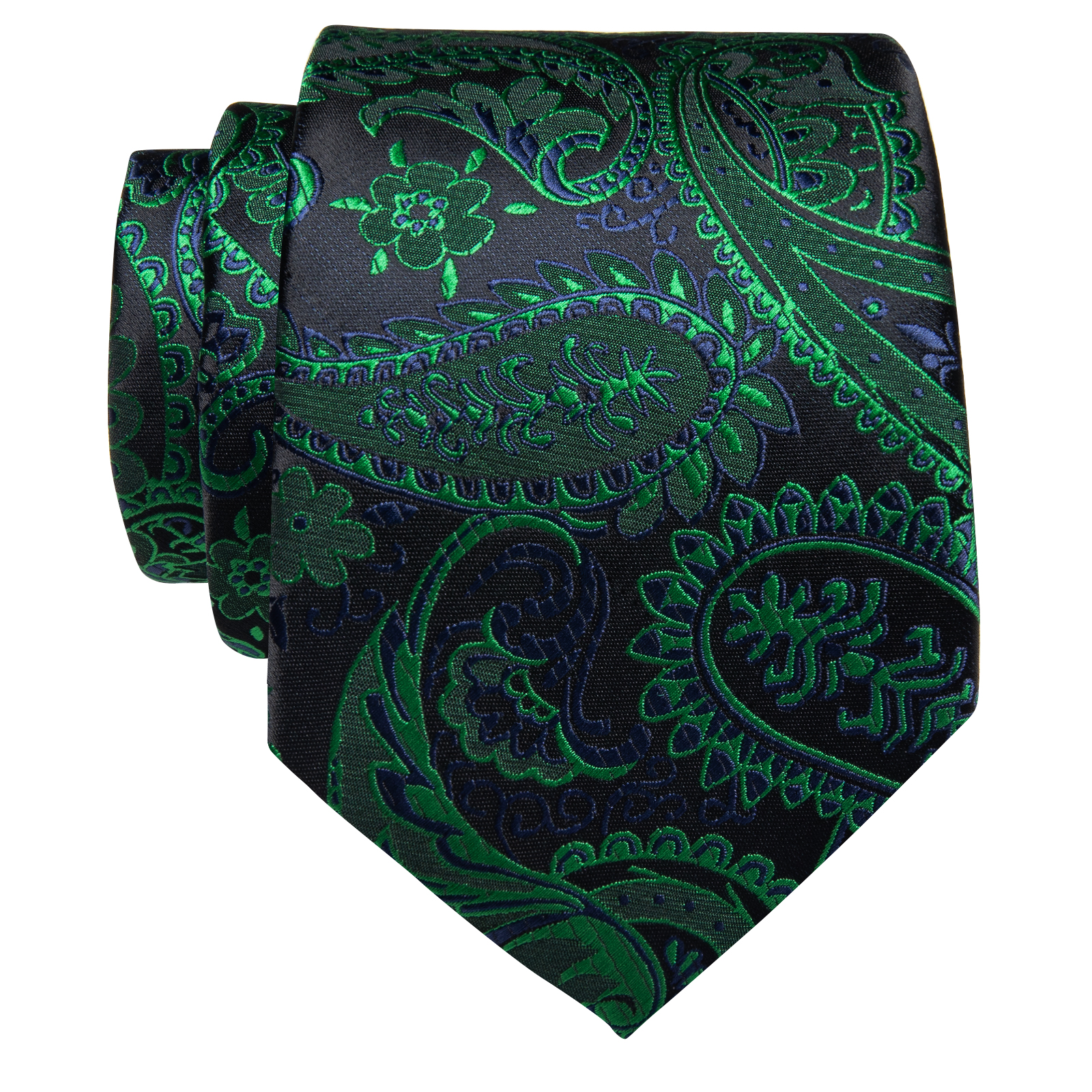 Forest Night Paisley Tie - Image 2
