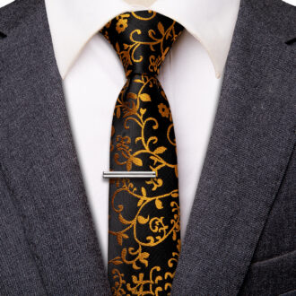Imperial Charm Floral Skinny Tie