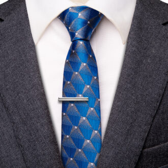 Blue Prism Geometric Skinny Tie