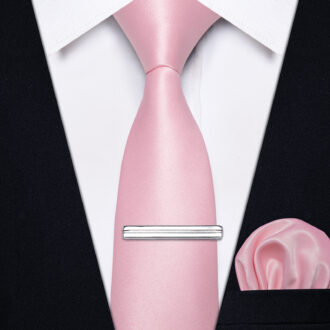 Rose Petal Grace Solid Skinny Tie