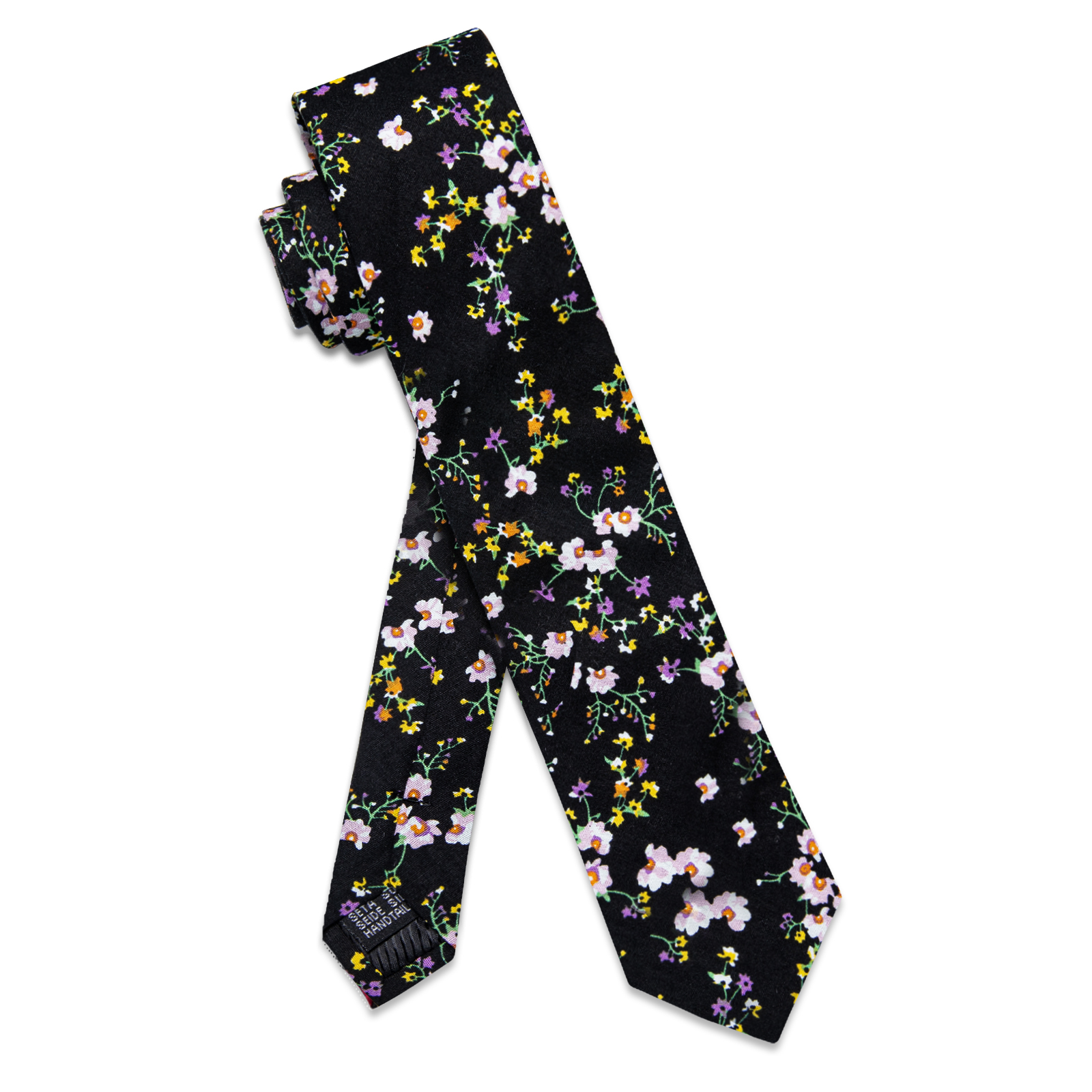 Nocturnal Garden Floral Skinny Tie - Image 6