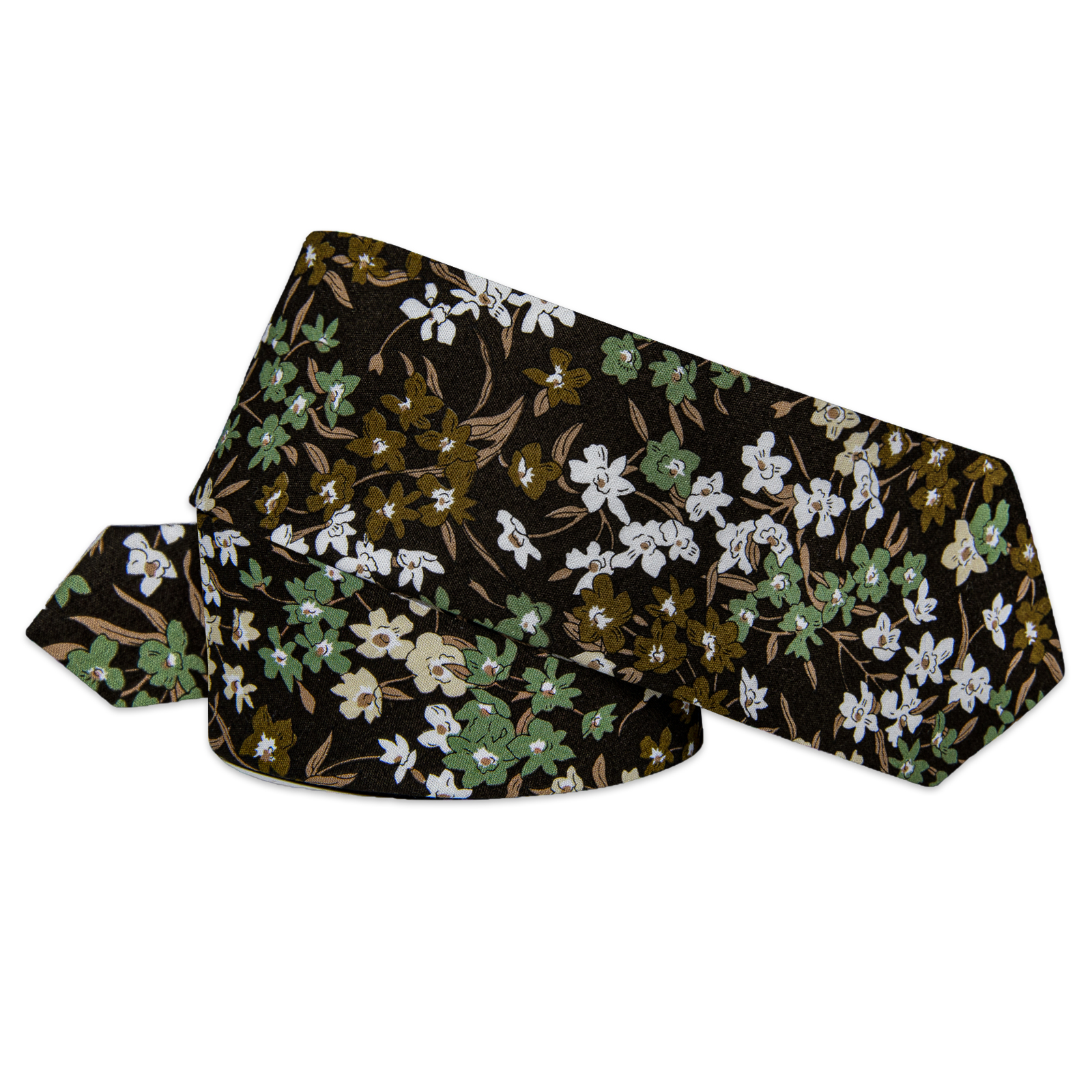 Woodland Charm Floral Skinny Tie - Image 6