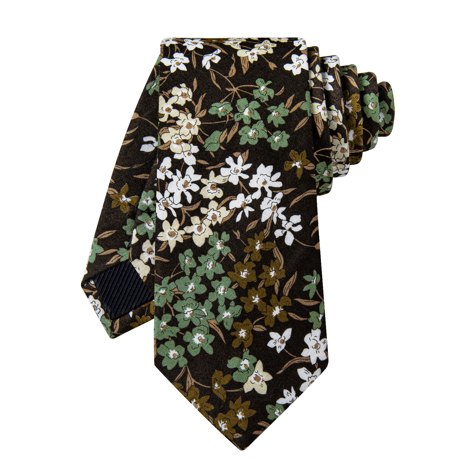 Woodland Charm Floral Skinny Tie - Image 4