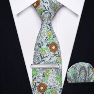 Woodland Whisper Floral Skinny Tie
