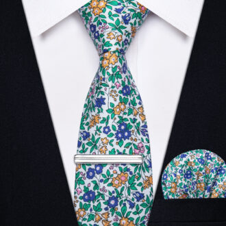 Blossom Breeze Floral Skinny Tie