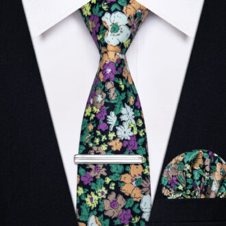 Enchanted Grove Floral Skinny Tie