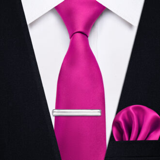 Pink Passion Solid Skinny Tie