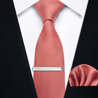 Sierra Coral Solid Skinny Tie