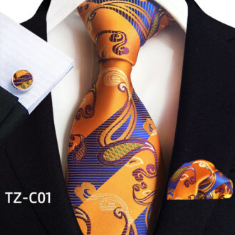 Sunset Majesty Hybrid Paisley Tie