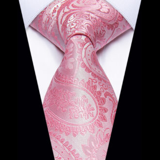 Rose Blush Paisley Tie