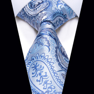 Ocean Whisper Paisley Tie